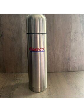 Costco Stainless Steel Insulated Thermos With Cup Lid 15oz Hot or Cold